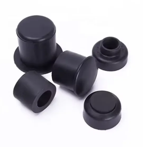 Custom rubber plug cap and dust cover
