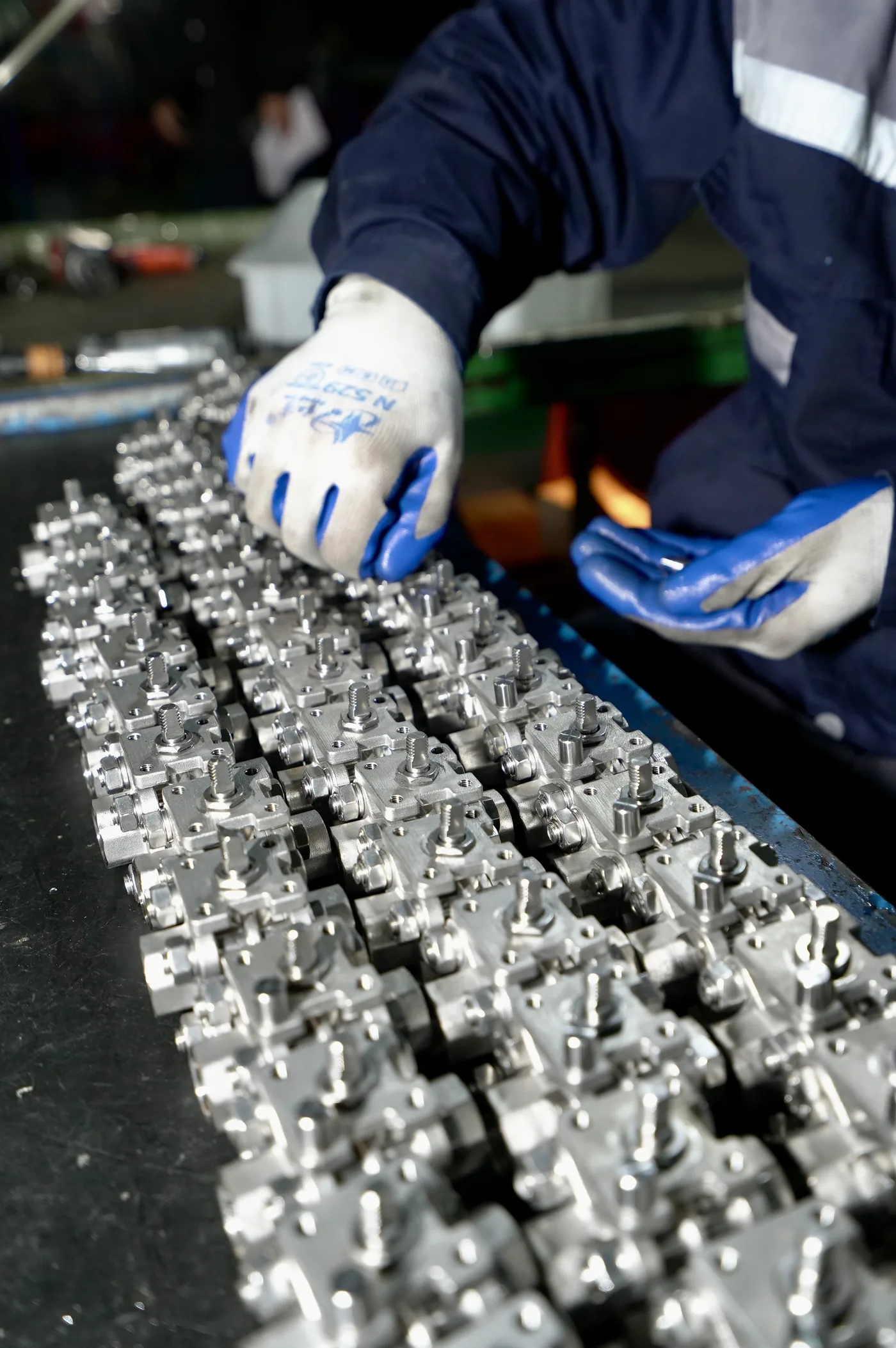 Final inspection of stainless camlock coupling components